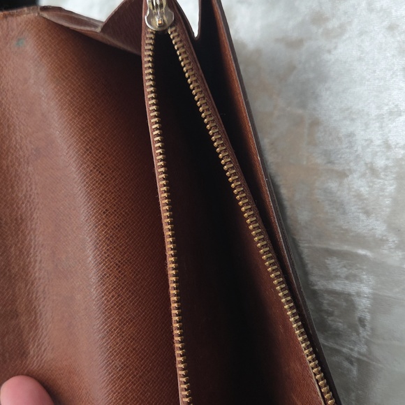 Louis Vuitton Monogram Portefeiulle Sarah Long Wallet Bifold Brown - Picture 8 of 11